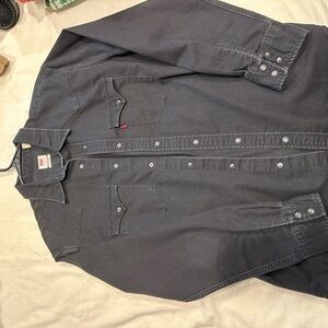 Dark Levi’s Button-Up Jacket